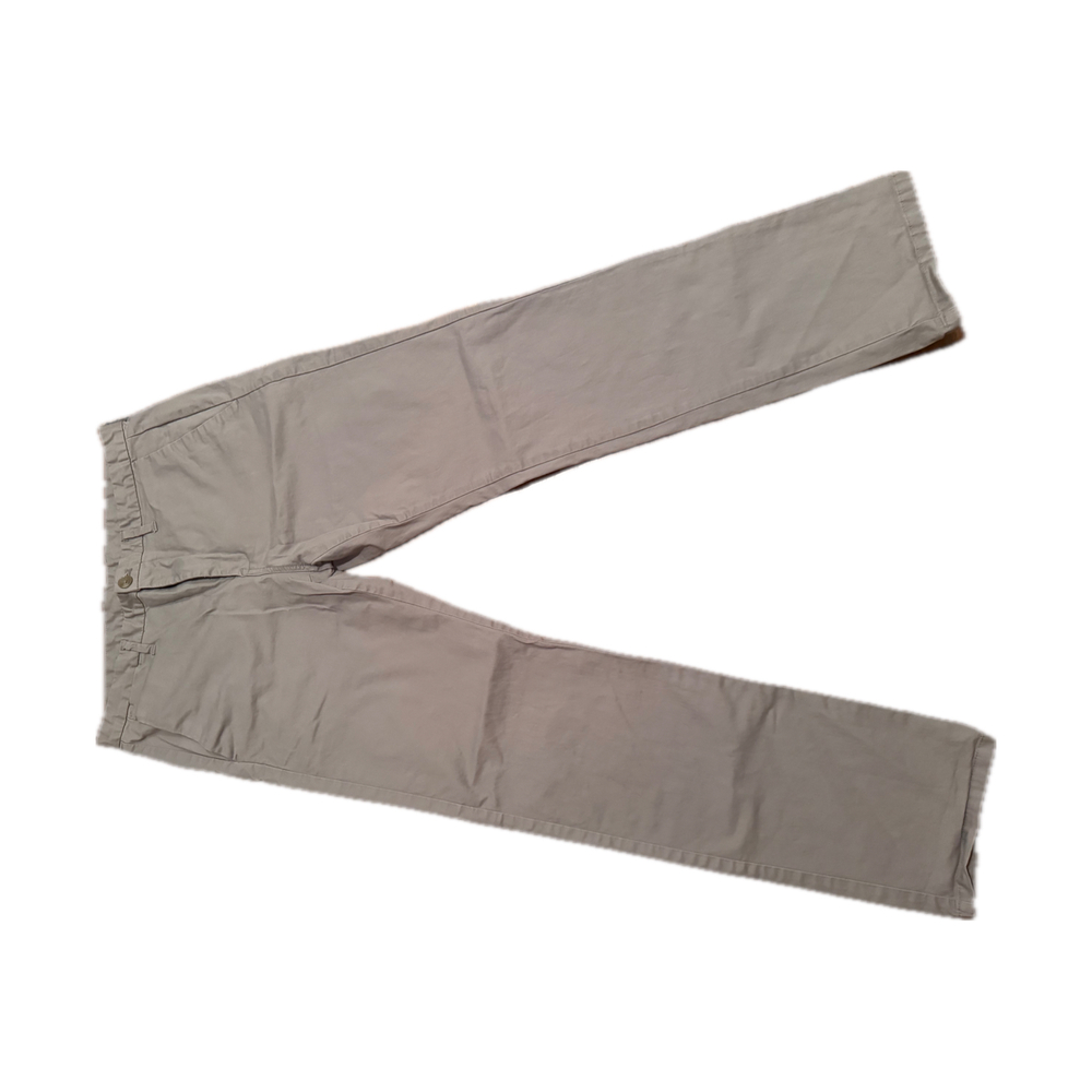 Calvin Klein Light Gray Body Fit Chino Pants